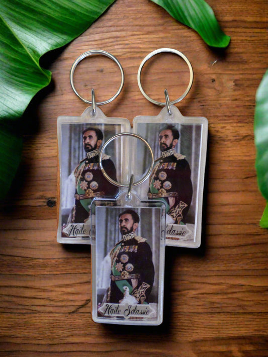 His Imperial Majesty - Emperor Haile Selassie I (Set of 3 Keychains)